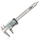 Segomo Basics 6 Inch Electronic Digital Calipers: Inch, Fractions, Millimeter Conversion | Digital Caliper Measuring Tool | Calipers Measuring Tool | Segomo Tools