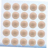 KALLORY 200 Pcs Crafts Loose Beads Unfinished Wood Bead Natural Wood Balls Mini Wood Balls Loose Spacer Bead No Hole Wood Bead House Supplies Blank KALLORY