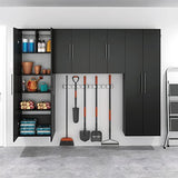 HangUps Upper Storage Cabinet, 24", Black Prepac