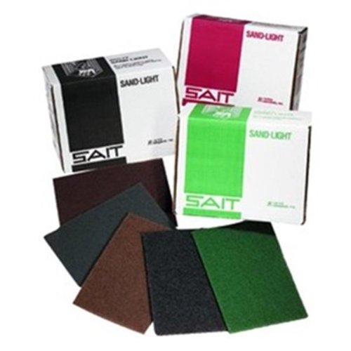 United Abrasives- SAIT 77496 6-Inch x 9-Inch Stripper Green Non-Woven Abrasive Hand Pad, 20-Pack United Abrasives