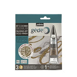 Pebeo GEDEO KIT-Mirror Effect Leaf, Gold Finish Gilding, 3 foils Pebeo