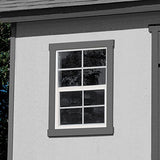 Handy Home Products Beachwood 10x12 Do-it-Yourself Wooden Storage Shed Tan Handy Home Products