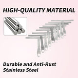 9 Pcs Guitar Radius Gauge Set String Gauges and Fretboard Luthier Tools for Guitar Repair Bass Music Tool Kit with Understring Radius Gauge BRBASAP