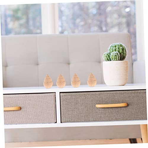 Ciieeo 10pcs Small Bamboo Shoots Flowerpot Ornament Wood Peg Doll Wood Doll Bodies Peg Doll Craft Christmas Stocking Stuffer DIY Craft Tree Ciieeo