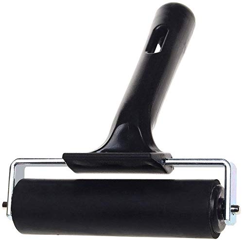 4-Inch Rubber Brayer Roller for Printmaking, Great for Gluing Application Also. (Original Version) AKIRO