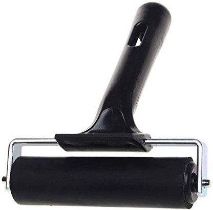 4-Inch Rubber Brayer Roller for Printmaking, Great for Gluing Application Also. (Original Version) - WoodArtSupply