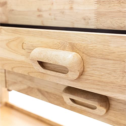 Olympia Tools 60-Inch Wooden Workbench - Rubberwood Workbench with 4-Drawer, 450lbs Weight Capacity - Perfect Workbench for Garage, Workshop and Olympia Tools