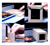 Lock Miter 45 Degree Joint Router Bits + 2Pcs Tongue and Groove Set [1/4-Inch Shank], APLUS 45° Lock Mitre Glue Joint Router Bit + Router Bit Set 3 APlus