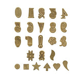 Walnut Hollow HotStamps Numbers & Symbols Set for Branding and Personalization of Wood, Leather, and Other Surfaces Walnut Hollow