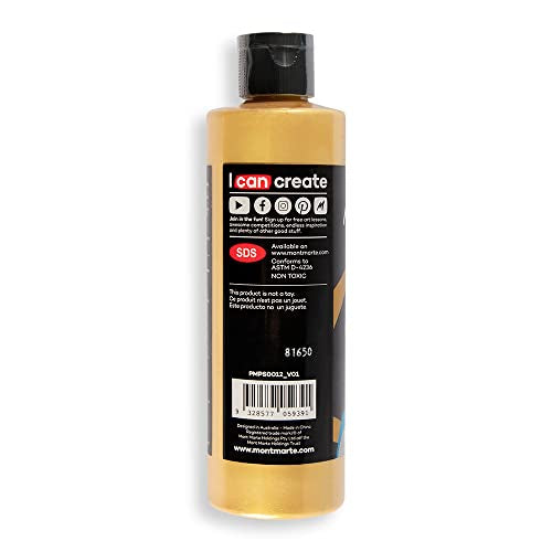 MONT MARTE SuperCell Pouring Paint 240ml - Gold MONT MARTE