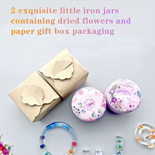 CellLuck Small Dried Flowers for Resin, 600PCs Hand-Picked Brazilian Mini Daisy Dry Flowers, Mixed Real Natural Dried Flowers for Epoxy Resin, CellLuck