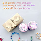 CellLuck Small Dried Flowers for Resin, 600PCs Hand-Picked Brazilian Mini Daisy Dry Flowers, Mixed Real Natural Dried Flowers for Epoxy Resin, CellLuck