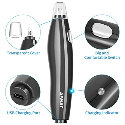 AFMAT Electric Eraser, Electric Eraser Kit for Artists,140 Eraser Refills, Rechargeable Electric Erasers for Drafting, Electric Pencil Eraser, - WoodArtSupply