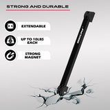 Magnetic Tool Holder Storage Organizer: 7-Piece Garage Wall Mount Rack Organization Strip Power Magnet Organizers Mounted Workbench Board Slatwall SEDY