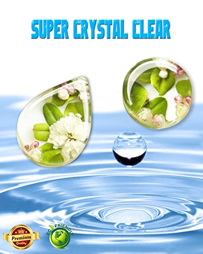 Bsrezn 400g UV Resin Hard, Crystal Clear UV Cure Epoxy Resin Kit Premixed Resina UV Transparent Solar Activated Glue for Jewelry Making Fast Curing Bsrezn