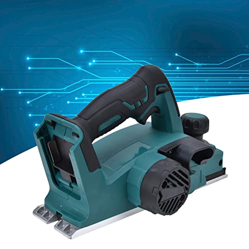 Electric Hand Planer, Cordless 3-1/4" Wood Planer with 2mm Adjustable Planing Depth, 15000r/min Handheld Power Hand Planer for Woodworking, Trimming,