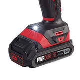 SKIL 20V 2-Tool Combo Kit: 20V Cordless Drill Driver and Impact Driver Kit Includes 2.0Ah PWR CORE 20 Lithium Battery and Charger - CB739001 Skil