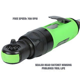 OEMTOOLS 24415 1/4" Drive Super Duty Air Impact Ratchet, Max Torque of 50 Lb/Ft, 700 RPM Power Ratchet Wrenches, Compact And Lightweight Pneumatic OEMTOOLS