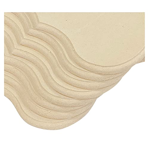 8 Pack Blank MDF Wood Plaques-12x8x0.25 inches Unfinished Beveled Wooden Sign with for Engraving,Burning, Painting Crafts Cregugua