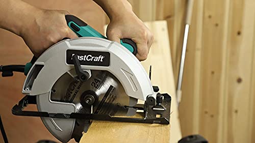 Circular Saw + 3pc 7.25" Blades 21A PEAK GUARANTEED POWER Electric Circular Saw All Industrial & PRO Grade - FastCraft Brand at Costco Fast Craft