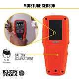 Klein Tools ET140 Pinless Moisture Meter for Non-Destructive Moisture Detection in Drywall, Wood, and Masonry; Detects up to 3/4-Inch Below Surface Klein Tools
