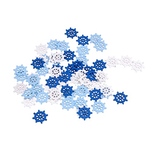 KALLORY 60 Pcs Unfinished Wood Cutout Shapes Home Accessories Home Ornament Beach Nautical Theme Decor Unfinished Wooden Slices Wooden Heart Woodsy KALLORY