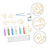 VILLCASE 1 Set No-Bake Glue Painting Kids DIY Crafts Materials Diamond Art Accessories and Tools DIY Pendant Kits Unfinished Crafts for Kids Kid Toys VILLCASE