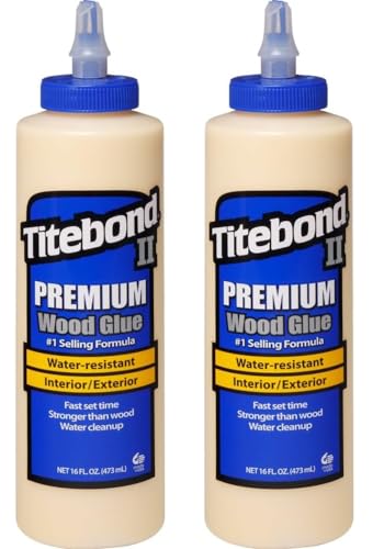 Titebond 5004 II Premium Wood Glue Bundle, 16-Ounces - 2 Pack Titebond
