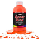 U.S. Art Supply 8-Ounce Special Effects Neon Orange Airbrush Paint U.S. Art Supply