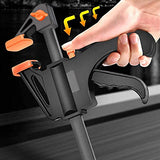 Grip Clamp, 2 Pack 4 Inch Clamps for Woodworking F Clamp C Clamp, Woodworking Clamps, Wood Working Tools, Bar Clamp, Wood Working, Wood Tools (2 Pack Karuwil