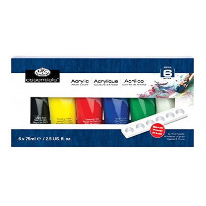 Royal & Langnickel Artist Tube Paint, 75ml, 6-Pack - WoodArtSupply