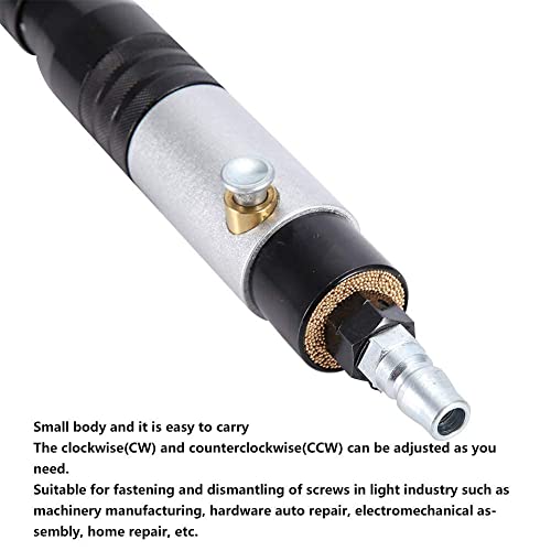 Industrial Pneumatic Screwdriver,Professional Handhold Pneumatic Screwdriver,Lightweight Portable Pneumatic Screwdriver,1200Rpm Cw/Ccw Air Liccx