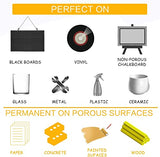 GOTIDEAL Liquid Chalk Markers, Bold Tip 8 Colors Washable Window Chalkboard Glass Pens, Paint and Drawing for Car, Blackboard, & Bistro,Kids and GOTIDEAL