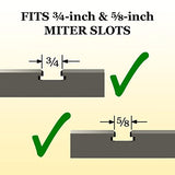 Hedgehog Bundle: One Hedgehog Featherboard + One 5/8-inch Miter Clamp for Contractor Saws The Hedgehog