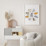 Louise Maelys Cats Embroidery Kits for Beginners with Cute Animals Pattern,Adults Starter Cross Stitch Kit DIY Needlepoint Kits Louise Maelys