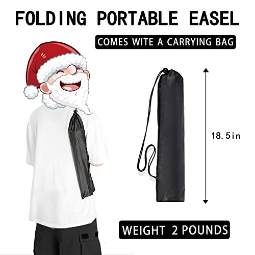 JNZYB Easel Stand for Display Wedding Sign & Poster - 63 Inches Tall Easle for Display Holder - Portable Collapsable Poster Easel - Floor Adjustable JNZYB