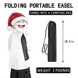 JNZYB Easel Stand for Display Wedding Sign & Poster - 63 Inches Tall Easle for Display Holder - Portable Collapsable Poster Easel - Floor Adjustable JNZYB