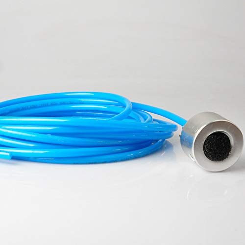 High Eagle 5'' Pneumatic Wet Orbital Sander Disc Portable Practical Air Palm Polisher Grinding Machine Kit with Inlet Joint Water Pipe High Eagle