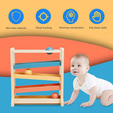Twefex Montessori Ball Tracker, Award Winning Durable Pound A Ball Drop Toy, Early Developmental Montessori Toys, Wooden Toys for Toddlers 1-3 Year Twefex