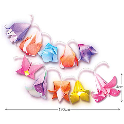 4M Kidzmaker Origami Flower Lights Kit - WoodArtSupply