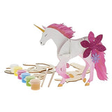 LEISURE ARTS - 3D Puzzle, 14 Piece kit, Wood Build It Unicorn, Wood Building Kits, DIY Wood Projects, Wooden 3D Puzzles, Wood Kits for All Ages, Wood LEISURE ARTS