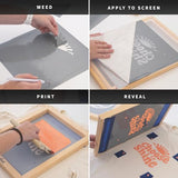 Speedball Deluxe Screen Printing Craft Vinyl Kit - Use with Cutting Machine to Print T-Shirts and Home Decor Speedball