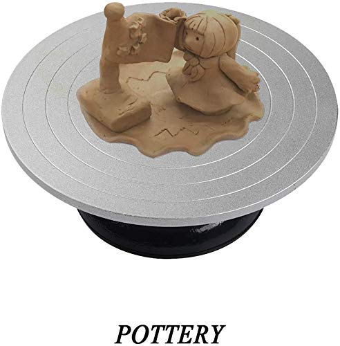 Falling in Art Heavy Duty Metal Pottery Decorating Banding Wheel, 12 Inches Diameter Falling in Art