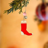 32 Pieces Wooden Cowboy Boots Tags Unfinished Wood Hanging Cowboy Boots Tags Natural Blank Wooden Cutouts Labels DIY Wooden Tags with Ropes Xonzmmk