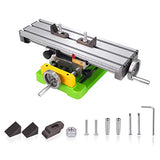 MYSWEETY Multifunction Worktable Milling Working Cross Table Milling Machine Compound Drilling Slide Table For Bench Drill Adjustme X-Y (6350 SIZE) MYSWEETY