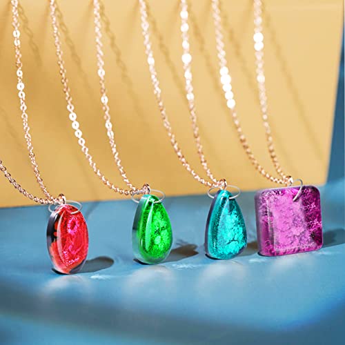 BABORUI Resin Molds Jewelry, 38 Cavities Pendant Silicone Molds for Epoxy with 40Pcs Jump Rings, DIY Resin Casting for Pendant, Earrings, Necklace, BABORUI
