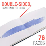 U.S. Art Supply 9" x 12" Watercolor Book, 2 Pack, 76 Sheets, 110 lb (230 GSM) - Linen-Bound Hardcover Artists Paper Pads - Acid-Free, Cold-Pressed, U.S. Art Supply