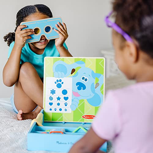 Melissa & Doug Blues Clues & You! Time for Glasses Play Set - Pretend Eye Doctor Kit, Blues Clues Set, Toys, Play Eyeglasses For Kids Ages 3+ Melissa & Doug
