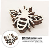 Gogogmee 20pcs Wooden Pendant Wooden Beehive Ornament bee Hanging Decoration Unfinished Wood Ornament Wooden Beehive Cutout Wood Table Scatter Wood Gogogmee