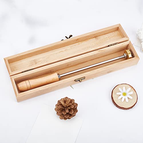 OLYCRAFT Dog Paw Branding Iron with Versatile Unfinished Wooden Storage Box OLYCRAFT